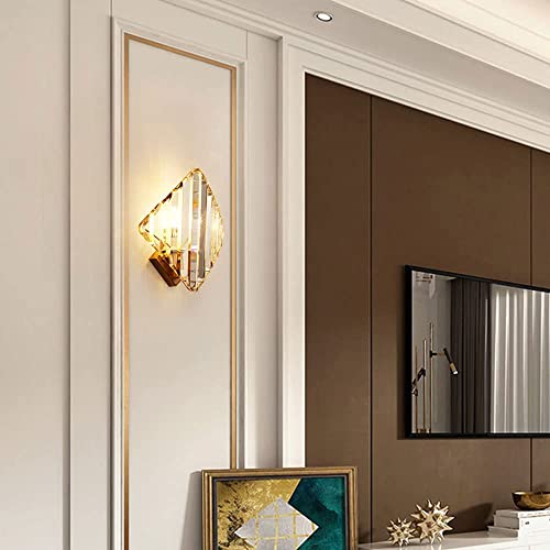 Lampadaire mural de cristal carré design postmoderne chic - 4