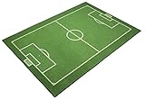 Kinder Teppich Kinderteppich Fussballplatz - 95 x 200 cm Pflegeleicht Kinder Teppich Eiskönigin Elsa Größe ca. 95 x 133 cm 100 % Polypropylen