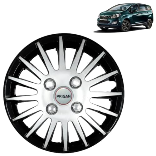 Image of PRIGAN Marazzo Black Silver Wheel Cover 16 inch for Marazzo (Set of 4 Pcs) (Press Fitting) Model- Camry DC 16