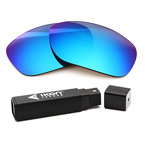 IKON LENSES Polarized Replacement Lenses For Oakley Turbine Sunglasses (Ice Mirror)