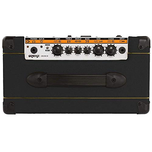 Orange Crush 20 20W 8\" 2-Channel Guitar Amplifier and Speaker Combo, Black - Thumbnail 3