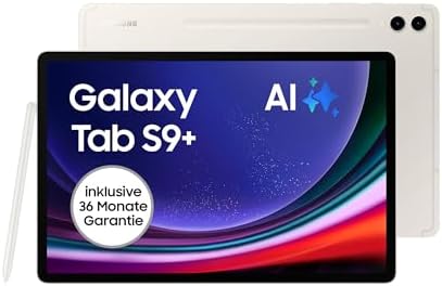Samsung Galaxy Tab S9+ AI-Android-Tablet, Wi-Fi, 256 GB / 12 GB 