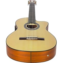 Guitare électro-classique 4/4 taille 39 pouces M-tunes MTCG11 Cutaway mtunes - Les Beatles, Paul McCartney, John Lennon, RIngo Starr, George Harrison Guitare électro-classique 4/4 taille 39 pouces M-tunes MTCG11 Cutaway mtunes – Image 4