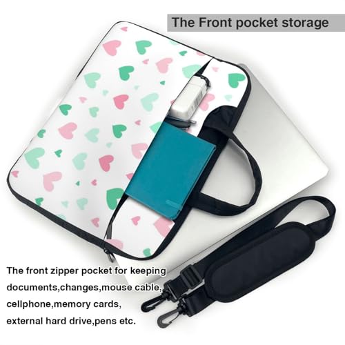 Bolso para Laptop 13 Pulgadas Impermeable Rosa miniatura 5