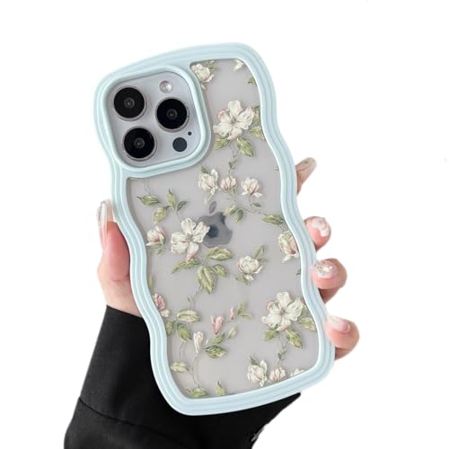 Jolie coque iPhone 15 Pro Max motif feuilles vertes idée cadeau