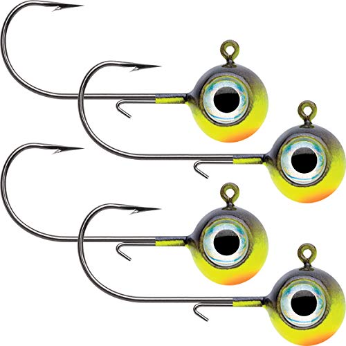 VMC Neon Moon Eye Jig 1/4 Redtail Chub, Multi, One Size (NME14-RC)