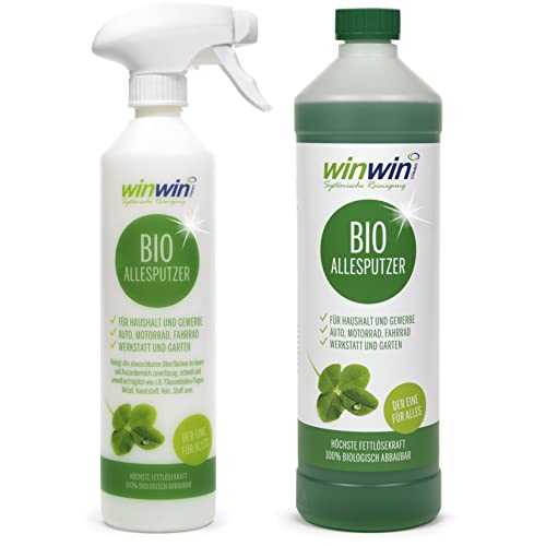 winwin clean Systemische Reinigung - ALLESPUTZER 1000ML I INKL. DOSIER-/SPRÜHFLASCHE