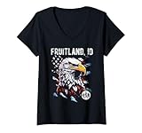 Photo Gallery donna fruitland idaho patriotic eagle bandiera usa design vintage maglietta con collo a v Photo Gallery donna fruitland idaho patriotic eagle bandiera usa design vintage maglietta con collo a v