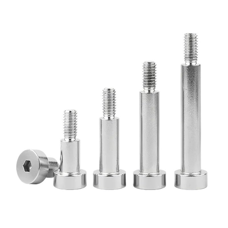 Vis à épaulement tête hexagonale creuse en acier inoxydable 304 (1 10 pièces) M3 M4 M5 M6 M8 M10 M12(45mm,D5x M4 (5pcs))