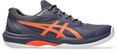 ASICS Game FF Clay, Sneaker Uomo, Nebbia Indaco/Arancione Nova, 48 EU