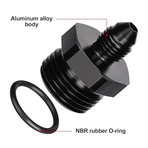 Image of EVIL ENERGY 3AN Flare to AN8 ORB Male O-Ring Fitting Adapter