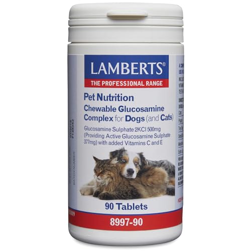 Lamberts Pet Nutrition Glucosamine Complex Chewable Dogs and Cats - 90 Tablets