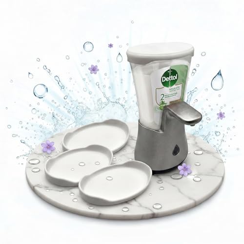3 Pack Protective Lid Replacement for Use with Dettol No Touch Soap Dispenser Refill Cover Closure Cap Maintenance Accessory