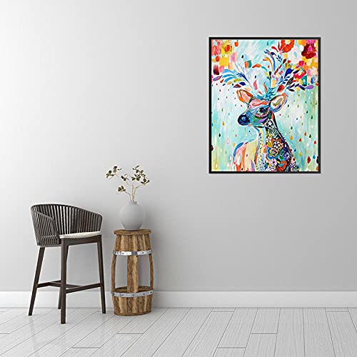 Peinture diamant 5d petit animal cerf autocollant mosaïque 30x40