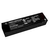 WAC Lighting EN-24100-RB2 120V Input 24V Output 100W Remote Enclosed Electronic Transformer, Black