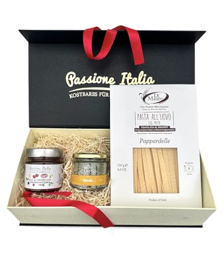 Geschenkbox I Geschenkset - Piccolo Regalo - kleines Geschenk (Eier Nudel Pappardelle, Amatriciana...