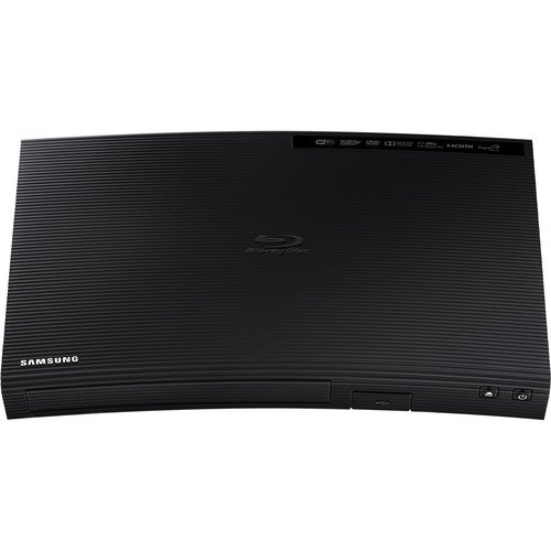 Samsung Blu-Ray Dvd Disc Player With Built-In Wi-Fi 1080P & Full Hd Upconversion, Plays Blu-Ray Discs, Dvds & Cds, Plus 6Ft High Speed Hdmi Cable, Black Finish #TOP3