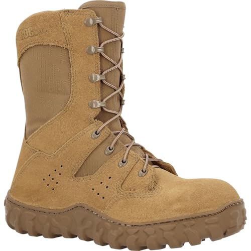 ROCKY S2V Predator Composite Toe Military Boot, Coyote Brown, Size 7(W)