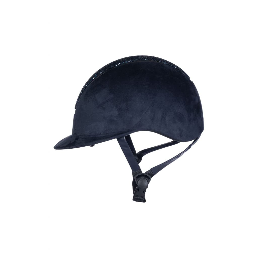 HKM Lady Shield Sparkle Velours - Casco de equitación Unisex Adulto