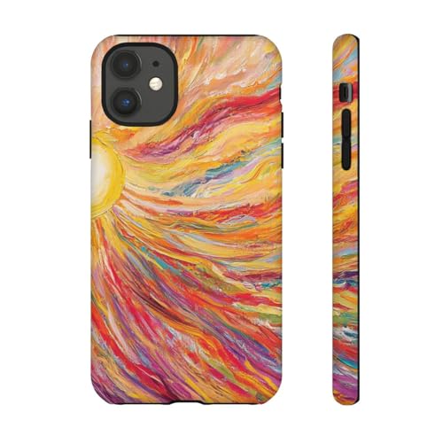 Coque rigide mate iPhone 11 jaune anti-rayures et anti-traces
