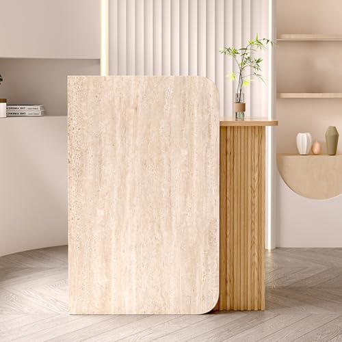 Empfangstheke Rezeption Rezeptionstheke Empfangstresen Mit Computertisch Aus Holz Rezeptionstresen Modern Büromöbel Thekentisch for Supermärkte Convenience Stores Und Hotels(Stone grain light,80x95x45 Empfangstheke Rezeption Rezeptionstheke Empfangstresen Mit Computertisch Aus Holz Rezeptionstresen Modern Büromöbel Thekentisch for Supermärkte Convenience Stores Und Hotels(Stone grain light,80x95x45