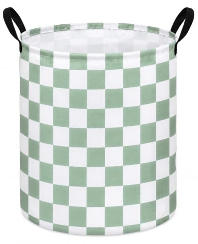 Image of Large Laundry Basket Canvas Storage Bins Baby Nursery Hamper for Boys and Girls Toy Box Gift Baskets for Home,Office,Home Decor