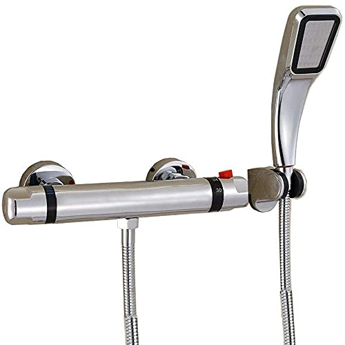 Robinet de salle de bain chrome et placage bronze haut de gamme