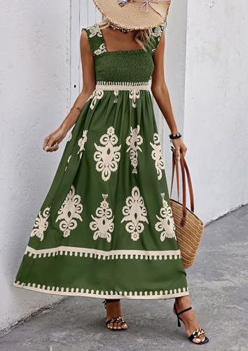 Image of PRETTYGARDEN Women's Sleveless Boho Maxi Dress
