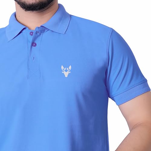 Image of Men's Premium Polo T-Shirt | Classic Collar | Smooth Finish | Half Sleeve Casual Wear (XS to 3XL)