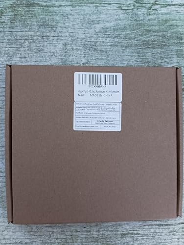 40 Sets (120 Pcs) Furniture Hardware Fixing Screws Set M15 Eccentric Cam,M6x40mm Fitting Dowels with Pre-Inserted Nuts for Wardrobe/Cabinet/Drawer/Dresser - Image 9