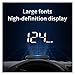 HUD Digital Car Speedometer Head Up Display Auto Electronic Voltage Alarm OBD2 LED Windshield Projectors Car Intelligent System