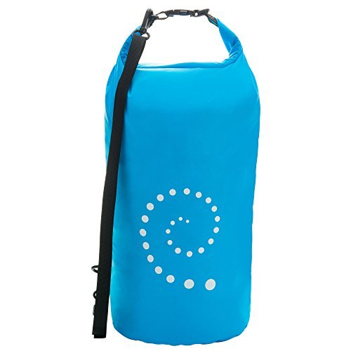 Fiddlehead Blue 20L Lightweight Ultralight Waterproof Floating Dry Bags - Roll Top Closure Compression Stuff Sacks - Be Ready for Your Next Camping, Paddling, Kayaking, Hiking Adventure