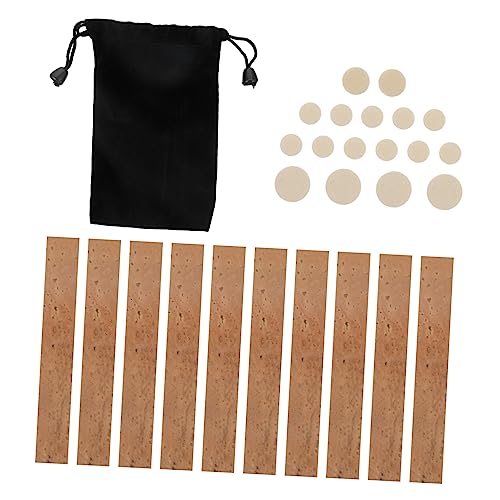 CIMAXIC Clarinet Repair Pad Replacement Cork Sheet 28pcs Set for Woodwind Instrument