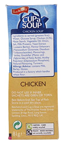 Image of Batchelor's Cup A Soup 4 Sachets - Chicken - 2 Pack, 2 x 81 g