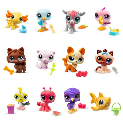 littlest pet shop - traveling adventure collector set - lps gen 7 authentic mystery figures surprise collectible kidult toy girls boys kids tweens ages 4