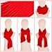 YKYUASD Knitted Tassel Scarf Kids Toddler Scarves Neck Warmer Fashion Solid Wrap Shawl for Winter Boy Girl (Red)