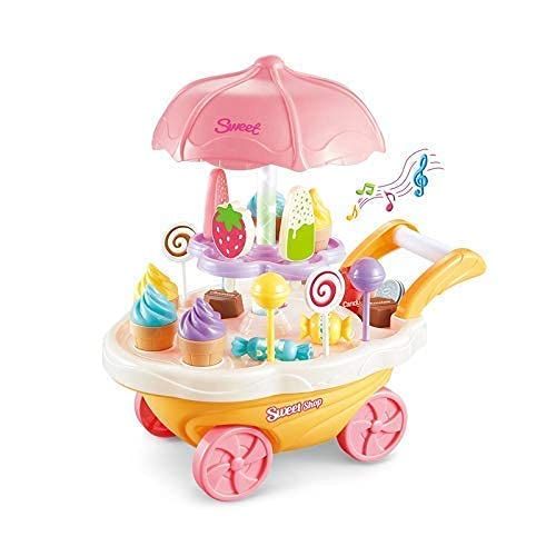 Buy HRIDYA ENTERPRISE Mini Sweet Candy Shop Cart & Ice Cream Role Play Set Toy for Kids with