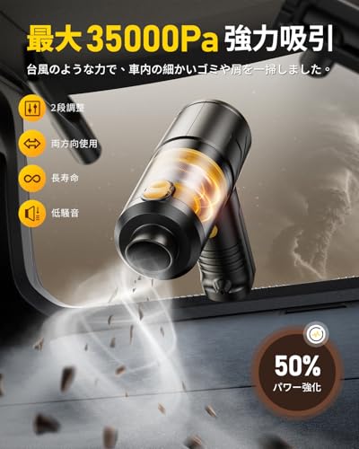 Svoko ハンディクリーナー コードレス 35000Pa LT-145 の商品画像 1