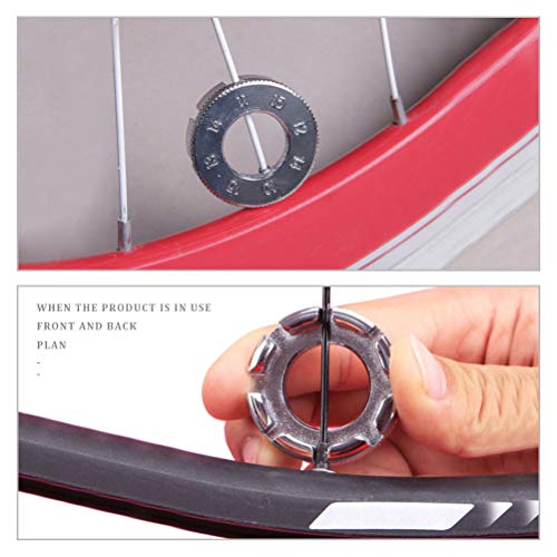 image for pengxiaomei 4 Pcs Bike Spoke Tool Bicycle Spoke Wrench, Cycling Pocket