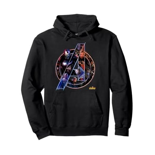 Marvel Avengers Infinity War Neon Team Sudadera con Capucha