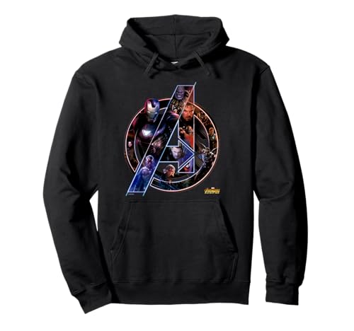 Marvel Avengers Infinity War Neon Team Sudadera con Capucha