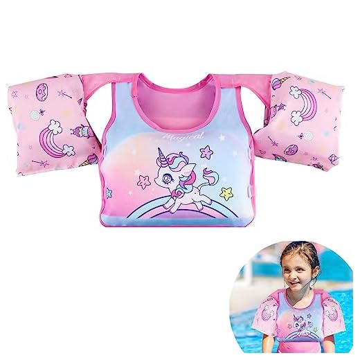 Chaleco con Manguitos, ACTOYS Chaleco de Natación para Niños, Chaleco Flotante para Niños con Brazalete, Chaleco para Nadar Niños, Manguitos Piscina Niño, para Niños 2-6 Años, 14-30 kg