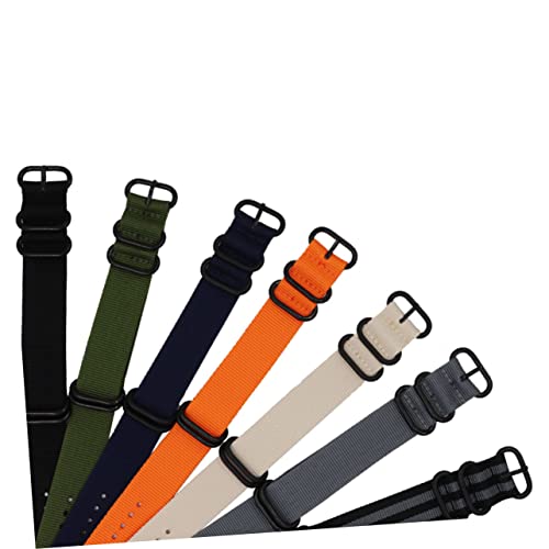 Correa de reloj de nylon cómoda y resistente ajustable para deporte diario 6