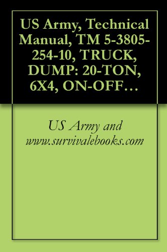 US Army, Technical Manual, TM 5-3805-254-10, TRUCK, DUMP: 20-TON, 6X4, ON-OFF HIGHWAY; 71,000 GVW, IHC MODEL F-5070(CCE) (NSN 3805-01-192-7249)