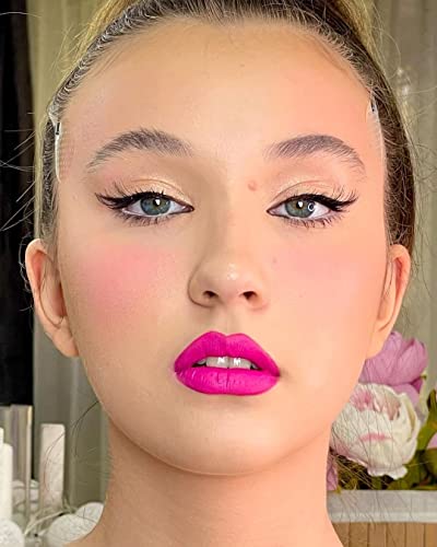 Oulac Matte Liquid Pink Lipstick For Women, Long Lasting Lipstick Waterproof Lip Stain, No Transfer, Creamy High Pigmented Formula With Rose Oil, Vegan & Cruelty-Free,Pink M06 #TOP4