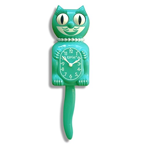Limited Edition Lady Kit-Cat Clock - Emerald Green by California Clock Co.