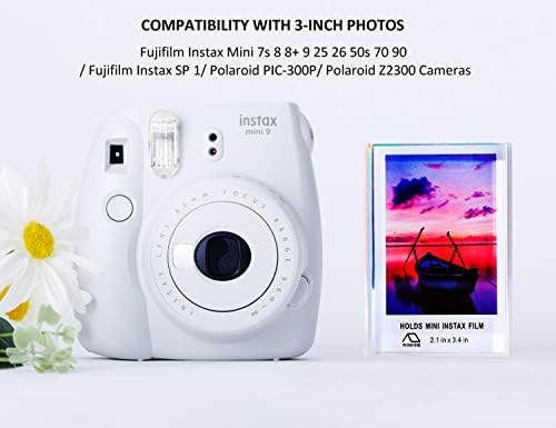 Winkine Instax Mini Frames 2x3 Zoll 3er Pack Irisierend Selbst Standing Schwimmende Polaroid Fotorahmen Fur Heim Burodekoration Desktop Schiebe Mini Fotorahmen Fur Fujifilm Polaroid Film Amazon De