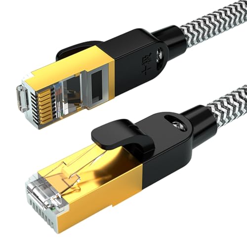 Cable LAN Ethernet de red, Red Ethernet Cat de 6 hilos - Cable Ethernet LAN de baja atenuación - Cable vertical antiinterferencia Transferencia de datos rápida