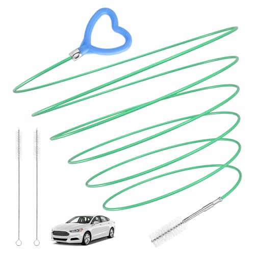 Asofelk 120inch Auto Sunroof Drain Cleaning Tool, | Extra-Long Pipe Cleaner for Clogged Car Windshields, Sewers & Refrigerator Drains Drain Brush Extra Long Pipe Cleaners