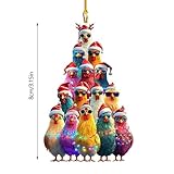 Zoom IMG-2 4 ornamenti di pollo natalizi Zoom IMG-2 4 ornamenti di pollo natalizi